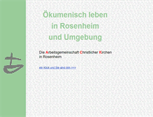 Tablet Screenshot of ack-rosenheim.de
